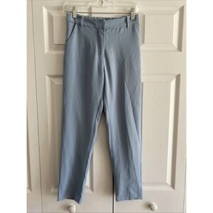 Pazzo Tapered Trouser Pants Womens Size‎ S Light Blue Career Officecore Elastic